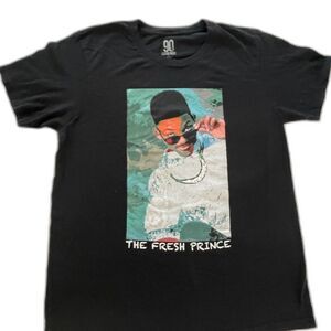 The Fresh Prince Of Bel-Air Shirt Large Black Graphic Print S/s Tee 90s Legends